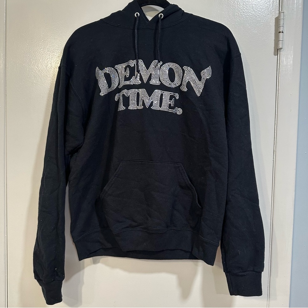 Demon Time Blinged Out Hoodie 🖤✨